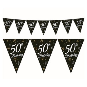 GIRLANDA PAPIEROWA 50 URODZINY -270CM