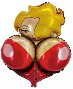 BALON SEXOWNA DZIEWCZYNA PIERSI WIECZÓR KAWALERSKI