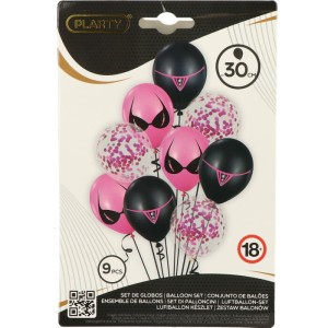 ZESTAW BALONÓW BALONY NA WIECZÓR PANIEŃSKI KAWALERSKI 9SZT