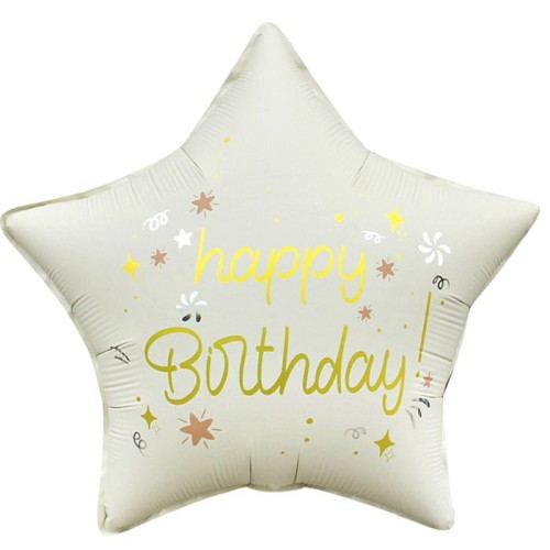 BALON GWIAZDA ECRUE