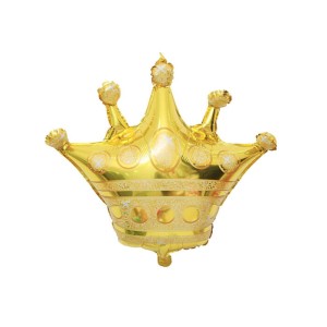 BALON 22" KORONA ZŁOTA