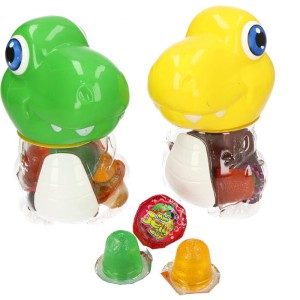 JELLY CUP DINOSAUR OWOCOWE GALARETKI W SAKRBONCE (15G) 12SZT