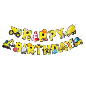 GIRLANDA URODZINOWA HAPPY BIRTHDAY BUDOWA