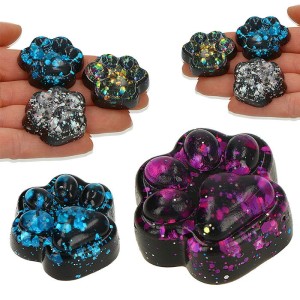 ZABAWKA ANTYSTRESOWA GNIOTEK SQUISHY ANTYSTRESOWY KOCIA ŁAPKA MINI 4SZT