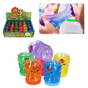 MINI GLUTEK SLIME Z BROKATEM KUROMI MIX 24SZT