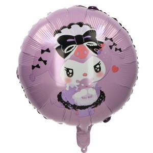 BALON FOLIOWY 18" KUROMI FIOLETOWY