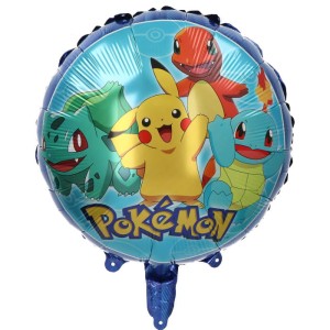 BALON FOLIOWY 18" POKEMON NIEBIESKI