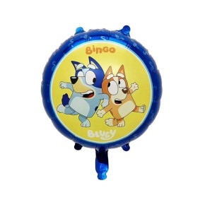 BALON FOLIOWY 18" BLUEY BINGO NIEBIESKI