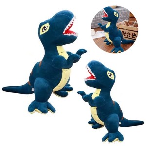 MASKOTKA PRZYTULANKA DINOZAUR T-REX 40CM GRANATOWY