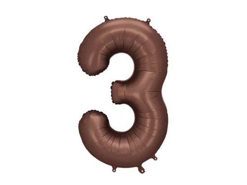 balon foliowy cyfra 3
