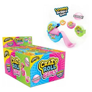 JOHNY BEE GUMA W ROLCE  CRAZY ROLL (18G) 24SZT