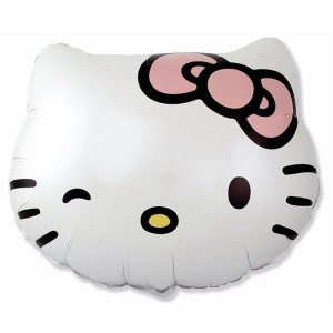 BALON FOLIOWY 24" HELLO KITTY KICIA HEAD