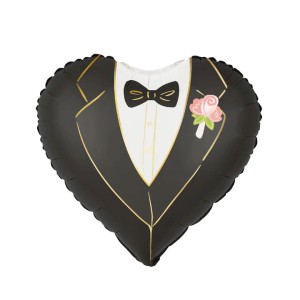 BALON FOLIOWY 18" SERCE PAN MŁODY