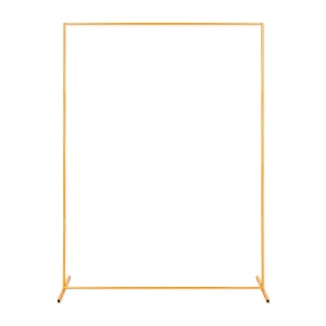 METALOWY STOJAK STELAŻ DO BALONÓW ZŁOTY PROSTOKĄT ŚCIANA 160x210cm