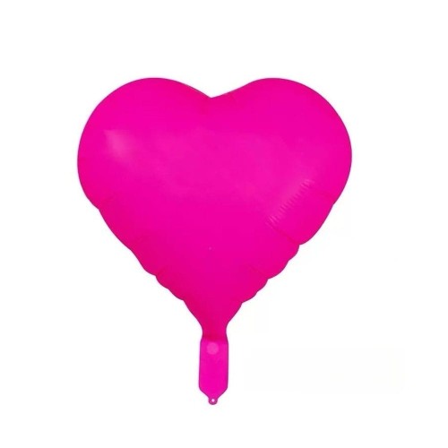 BALON SERCE RÓŻOWE NEONOWE