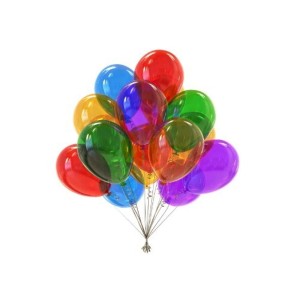 BALONY LATEKSOWE 30CM TRANSPARENTNE KOLOROWE WIELOKOLOROWE MIX KOLORÓW 50SZT