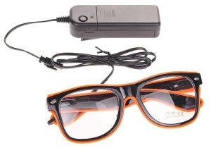 OKULARY LED ŚWIECĄCE POMARAŃCZOWE