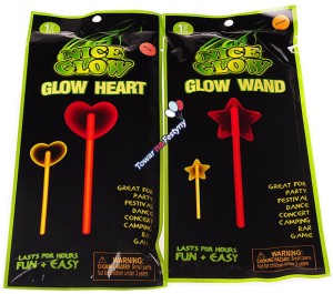 RÓŻDŻKA FLUORESCENCYJNA GWIAZDKA 12SZT