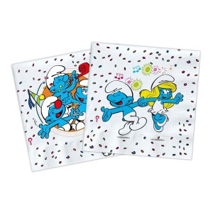 CIAO SERWETKI PAPIEROWE  33X33 20SZT SMERFY