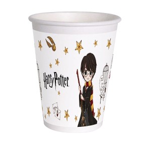 KUBECZKI PAPIEROWE 255ML HARRY POTTER 8SZT