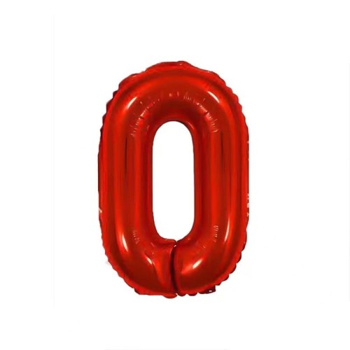 BALON CYFRA CZERWONA 2