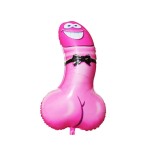 BALON FOLIOWY 78x49CM PENIS RÓŻOWY WIECZÓR PANIEŃSKI