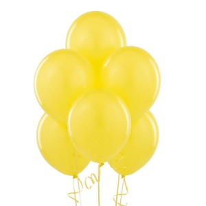 BALONY LATEKSOWE 10" ŻÓŁTE 100 SZT
