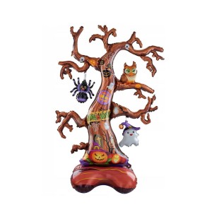 BALON STOJĄCY STRASZNE DRZEWO HALLOWEEN 90X133CM