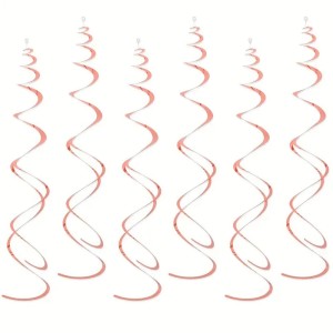 GIRLANDA DEKORACJA ŚWIDERKI GOLD ROSE 70CM 6SZT