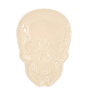 UPIORNY TALERZ CZACHA CZASZKA NA HALLOWEEN 33X23CM