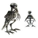 DEKORACJA SZKIELET PTAKA PTAK NA HALLOWEEN 21CM