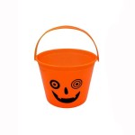 WIADRO WIADERKO NA CUKIERKI HALLOWEEN POMARAŃCZOWE