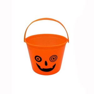 WIADRO WIADERKO NA CUKIERKI HALLOWEEN POMARAŃCZOWE