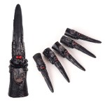 PAZNOKCIE PALCE WIEDŹMY WAMPIRA HALLOWEEN 5SZT