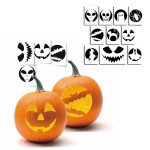 UPIORNE SZABLONY DO WYCINANIA DYNI HALLOWEEN 10SZT/1OP
