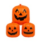 PLASTIKOWE WORKI DEKORACYJNE NA LIŚCIE HALLOWEEN 3SZT