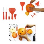 HALLOWEENOWE NARZĘDZIA DO RZEŹBIENIA DRĄŻENIA W DYNI 5SZT/1OP