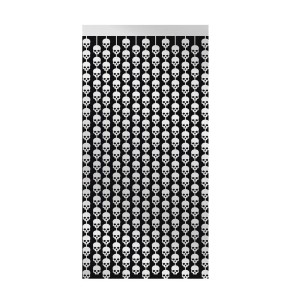 KURTYNA DEKORACYJNA CZASZKI NA HALLOWEEN 1X2M