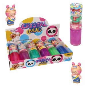 GLUTEK SLIME Z BROKATEM 2W1 LABUBU MIX 6SZT