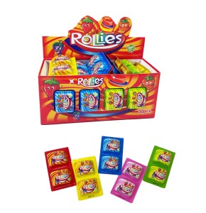 ŻELKI ROLLIES FRUIT ROLL OWOCOWE (6G) 30SZT