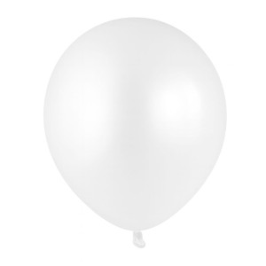 BALONY LATEKSOWE 12" METALICZNE PERŁOWE BIAŁE 100SZT