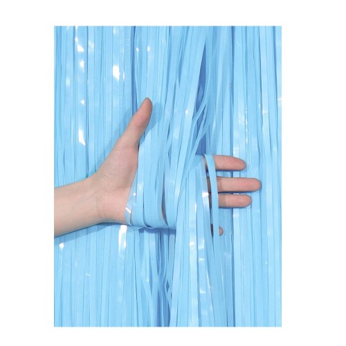 kurtyna pastelowa niebieska