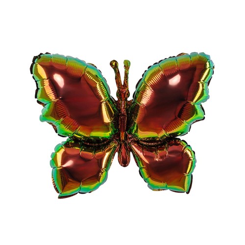 balon foliowy motyl brązowy