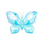 BALON FOLIOWY 65x48CM MOTYL HOLOGRAFICZNY NIEBIESKI