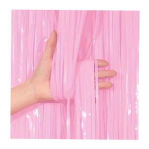 KURTYNA PASTELOWY RÓŻOWY DESZCZ 1x2M ŚCIANKA DO ZDJĘĆ