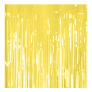 KURTYNA PASTELOWY ŻÓŁTY DESZCZ 1x2M ŚCIANKA DO ZDJĘĆ