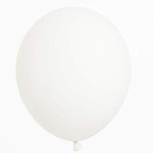 BALONY LATEKSOWE 12" MATOWE BIAŁE 100SZT