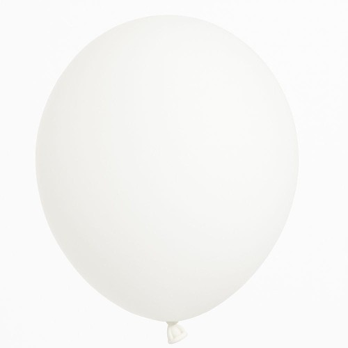 balony lateksowe białe matowe