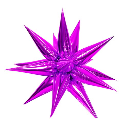 gwiazda 3d fioletowa