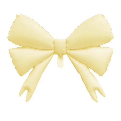 balon gwiazda pastelowa beżowa